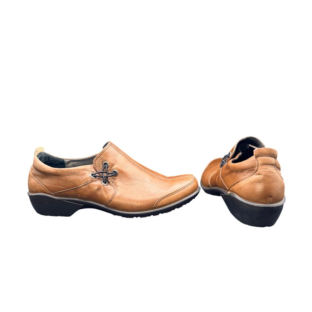 Romika Brown Leather Comfort Loafers Slip On Shoes Women's EU 38 US 7.5